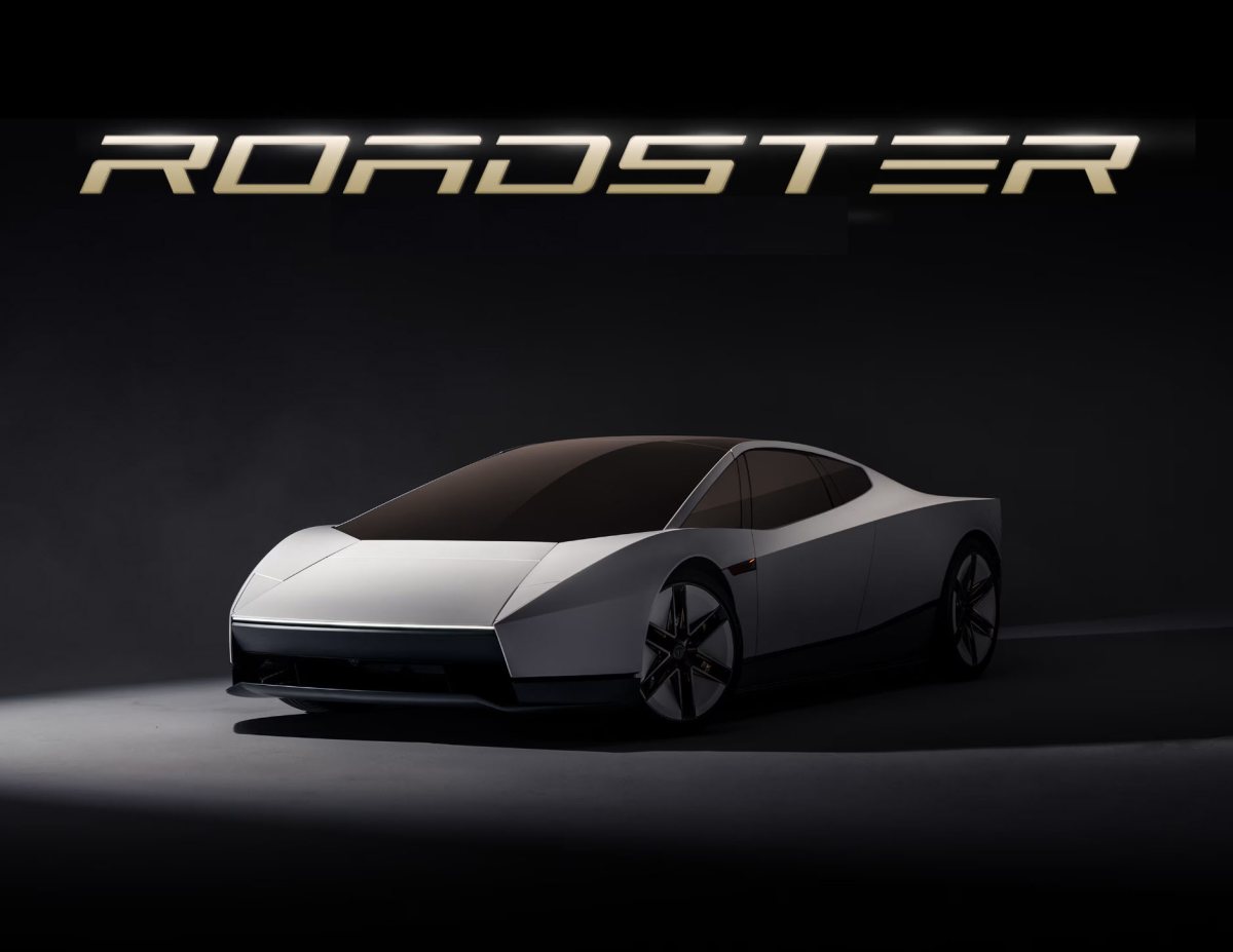 特斯拉新一代Roadster电动超跑惊世亮相，全新Roadster Logo设计解析：锋利字体如何呼应电动超跑的速度美学 ...