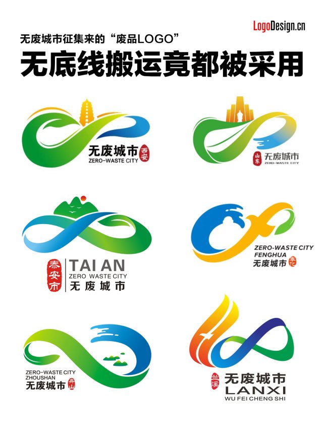 无废城市LOGO征集：创意枯竭与抄袭风潮的背后