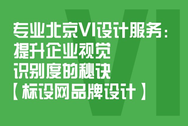 专业北京VI设计服务：提升企业视觉识别度的秘诀【标设网品牌设计】