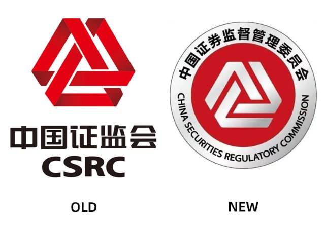 中国证监会启用新LOGO，三V主图形已被很多企业注册成商标