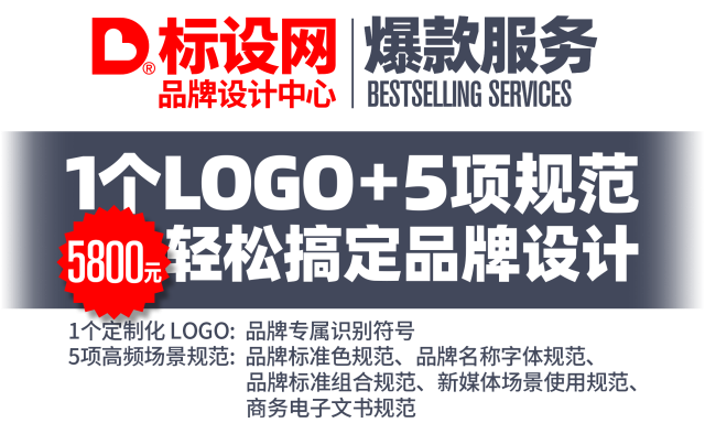 5800元品牌设计套餐详解 与品牌形象构建全流程服务布局