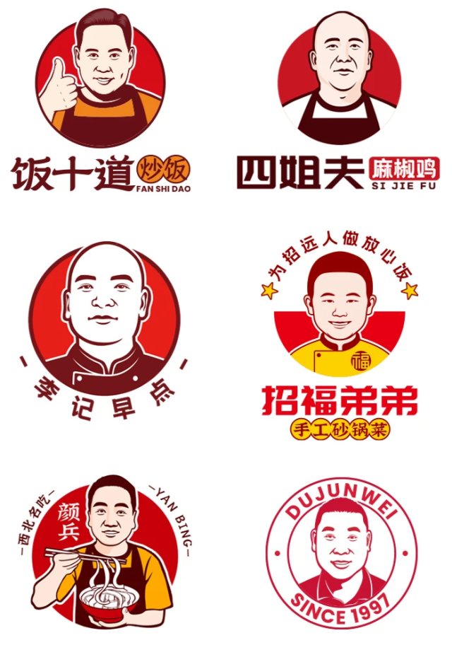 餐饮品牌卡通人物LOGO设计案例大全参考：餐饮卡通人物LOGO设计常见失败原因分析