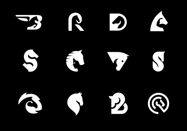 马形象Logo大全：包含马的卡通Logo、马形极简Logo等所有带马的Logo，一文让你学会马的Logo怎么画