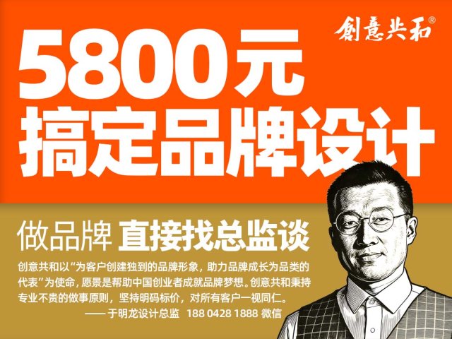 别再做冗余VI设计了：一个LOGO＋五项核心规范，5800元即可完成高性价比品牌设计方案