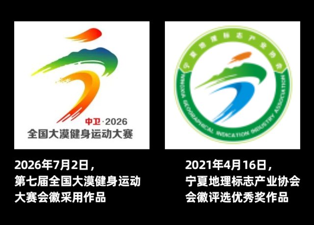 第七届全国大漠健身运动大赛会徽疑搬运抄袭或同一作者一稿多投