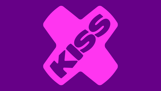 英国具有影响力的音乐平台KISS发布全新LOGO与品牌视觉识别，英伦音乐电台以“X”符号重塑年轻化形象
