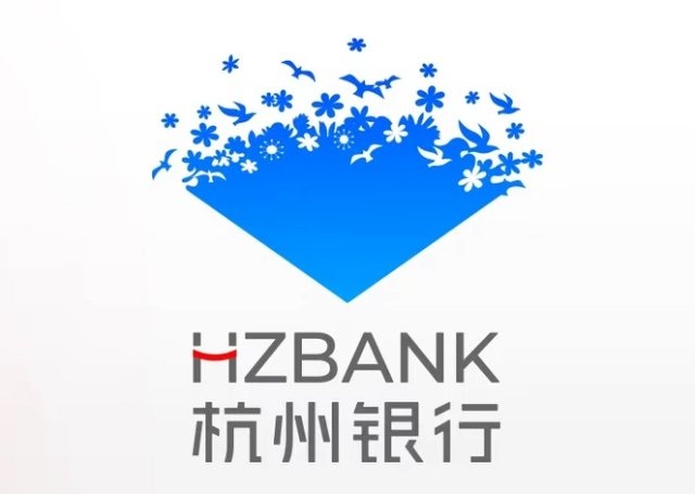 杭州银行LOGO焕新发布，保留钻石花鸟视觉加入红色弧线新符号