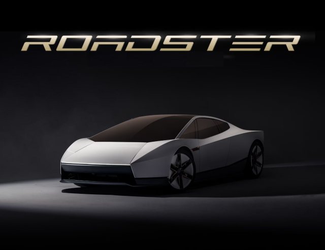 特斯拉新一代Roadster电动超跑惊世亮相，全新Roadster Logo设计解析：锋利字体如何呼应电动超跑的速度美学？